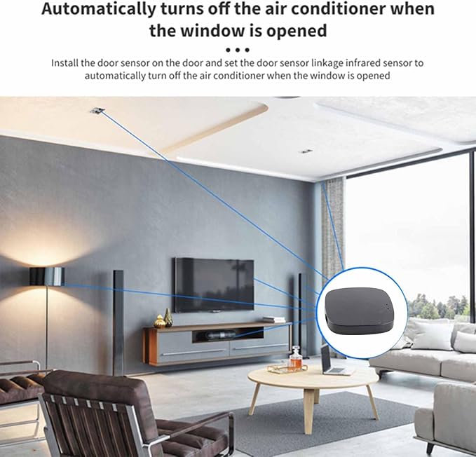 Garosa Wireless Smart, Hub for Smart Home Control with Tuya Compatibility Supports 50 Devices Works with Assistant (Black)