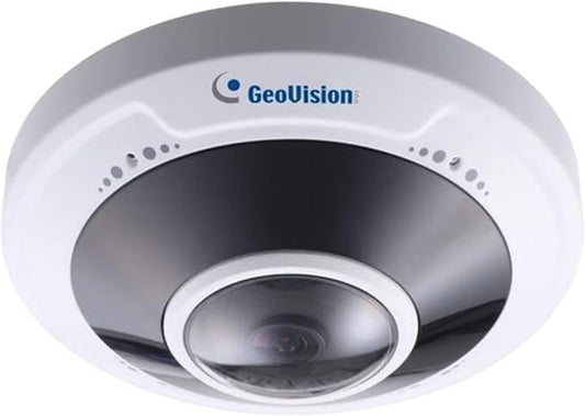 GeoVision GV-FER5702 5MP H.265 Low Lux WDR Pro IR Fisheye Rugged IP Camera