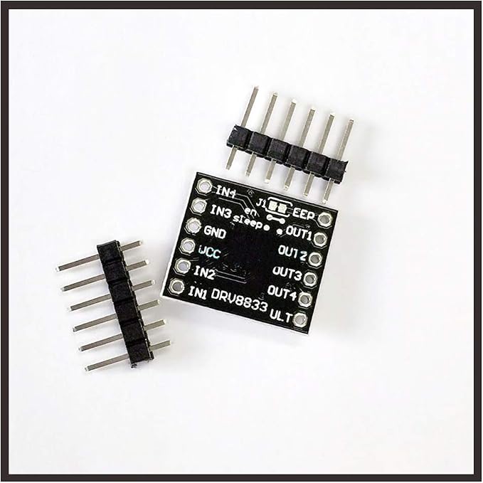 KOOBOOK 2Pcs DRV8833 Motor Drive Module 1.5A Dual H Bridge DC Gear Motor Driver Controller Board