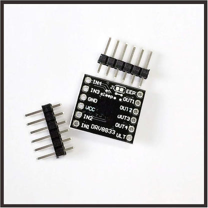 KOOBOOK 2Pcs DRV8833 Motor Drive Module 1.5A Dual H Bridge DC Gear Motor Driver Controller Board