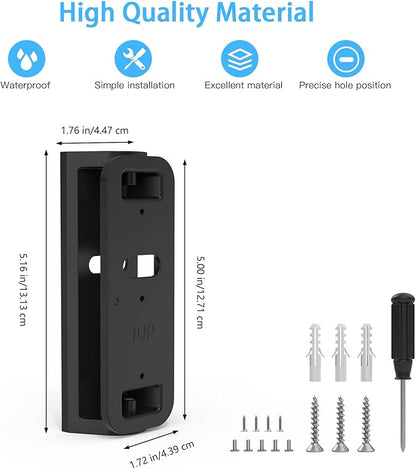 Angle Mount for Blink Video Doorbell (newest model), Doorbell Camera Holder for Blink Doorbell 2nd Gen, Wall Plate Wall Mounting Kit Bracket Corner Mount Accessory Stand for Blink Video Doorbell 2nd