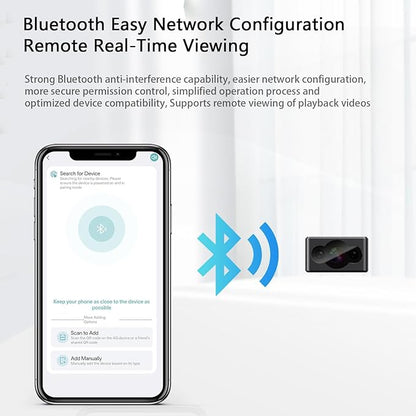 Mini WiFi Camera, Wireless Camera, Nanny Cam for Home, Indoor Security Camera, | True 1080P HD，Bluetooth Fast Pairing | Works with/Without WiFi for Baby/Pet/Nanny Monitoring