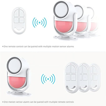 LUCKYDEER Remote Control Compatible with The LUCKYDEER CP2 Motion Sensor Alarm, CP7R Door Alarm for Kids, CP8 & CP9 Home Security System (White)