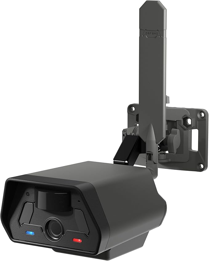 TACTACAM Defend 4G Cellular Security Camera with Live View, 4K Photo, 1080p Video, No Wi-Fi Needed, Night Vision, Battery Powered, Remote Property and Outdoor Monitoring