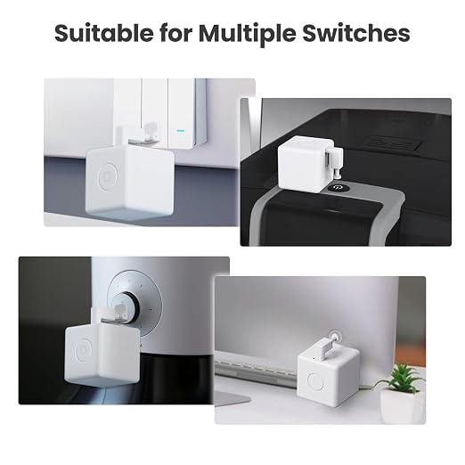 MOES Fingerbot Plus Smart Button Pusher No Wiring Switch with Accessory Kit, Tools Packs