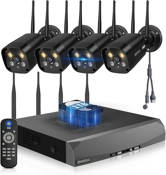 Wireless Security Camera System, Outdoor WiFi Surveillance Camera System