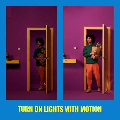 WiZ Connected Indoor Motion Sensor - 1-Pack - Connects to Your Wi-Fi- Works with WiZ Connected Products - Batteries Included