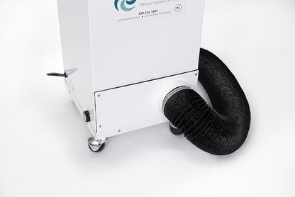 Extract-All Salon Pure Air 3 Ventilation System 350 CFM – Source Capture Exhaust for Nail Salon, Tattoo, Spa & Esthetician Workstations (SPA3, White)