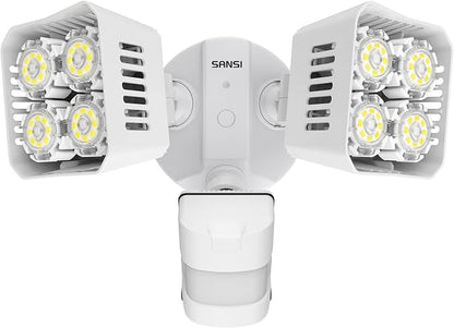 SANSI 30W LED Motion Sensor Outdoor Security Flood Light 3400LM 5000K White