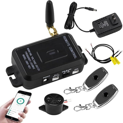 YiToo Wireless Tuya Smart WiFi Access Control System Kit Gate Opener Remote Control Unlock Smartphone APP Control Without Electric Door Locks