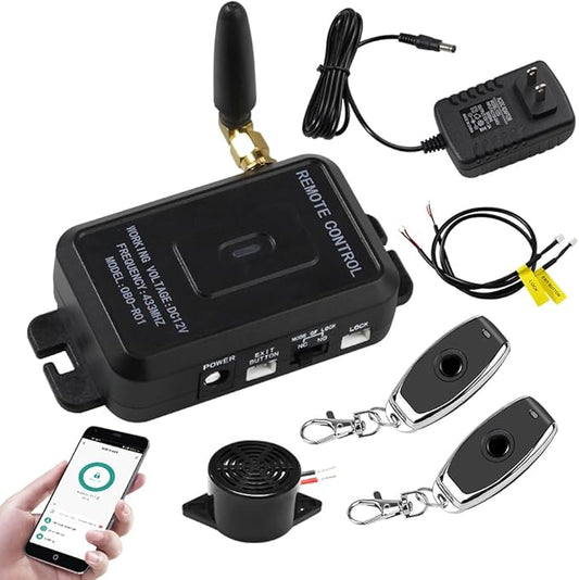 YiToo Wireless Tuya Smart WiFi Access Control System Kit Gate Opener Remote Control Unlock Smartphone APP Control Without Electric Door Locks