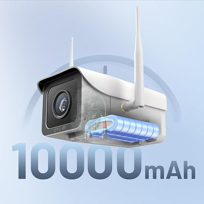 ATLI ATL4500 4K Time Lapse Camera Outdoor Construction Jobsite 8MP Starlight Sensor UHD Resolution Dual Band Wi-Fi App Control Remote Access IP67 Weatherproof Pre-Installed 512GB Memory Card