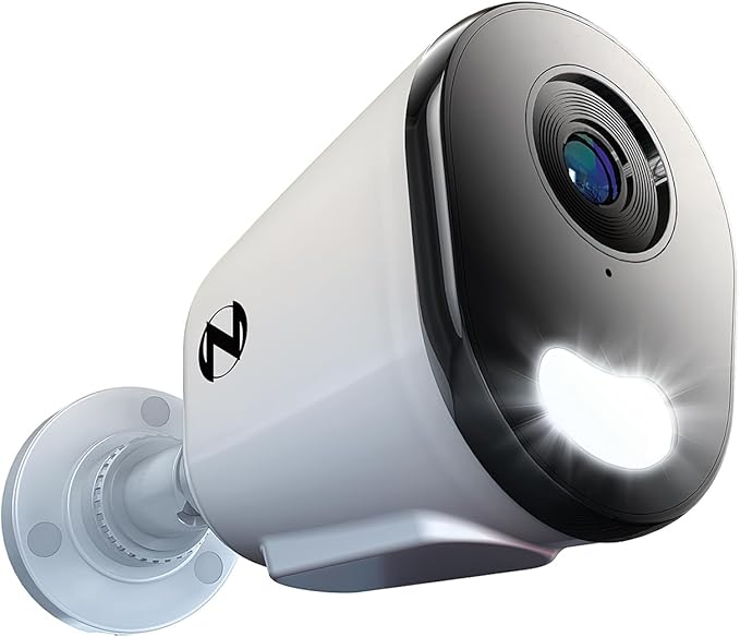 Night Owl Wired IP 4MP Deterrence Camera with 2-Way Audio - White