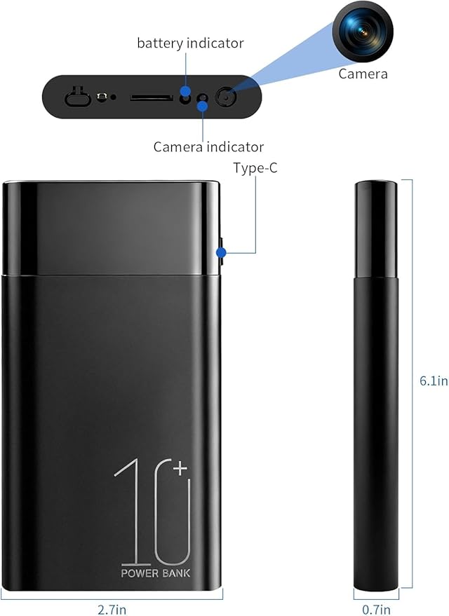 Home Security Camera,1080P Wireless Nanny Camera, Indoor Camera with 10000mAh Battery, Night Vision, Motion Detection, Instant Motion Detection