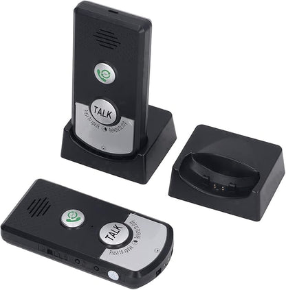 Wireless Intercom Unit, Intercoms Wireless for Home, Power Saving 2 Way Call 2 Pcs Humanized Voice Intercom Long Range Intercom System for House