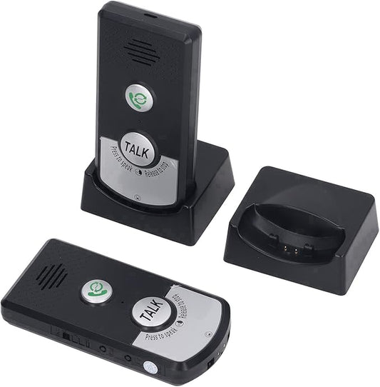 Wireless Intercom Unit, Intercoms Wireless for Home, Power Saving 2 Way Call 2 Pcs Humanized Voice Intercom Long Range Intercom System for House