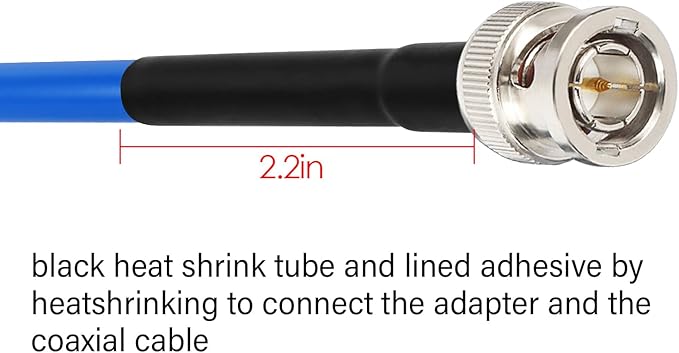 XRDS -RF 12G SDI Cable 20FT, SDI Video Cables 3G/6G/12G 75ohm BNC Male Cable Supports HD-SDI/3G/6G-SDI/4K/8K for Video Security Camera Converter