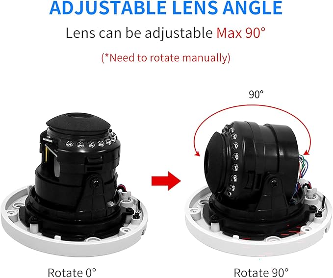 5MP Surveillance Security Camera Dome TVI/AHD/CVI/CVBS CCTV Analog BNC Wired Cameras 4-in-1 Home Indoor/Outdoor Waterproof 3.6mm Lens IR Night Vision Metal Housing Compatible 5MP 8MP DVR