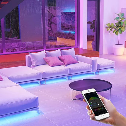 Mini RGB Bluetooth Controller Music LED Light Strip Controller for RGB Tape Lights Smart APP Control DC 5V 12V 24V