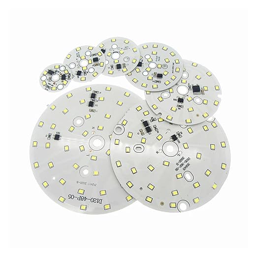 1pcs LED SMD 2835 Chip LED Bulb Lamp 3W 5W 7W 9W 12W 15W 18W AC220V Input Smart IC Driver Cold White Warm White for Bulbs DIY(Warm White 3200K,9W 60MM_1 PCS)