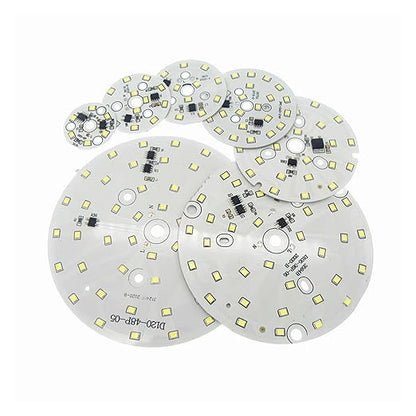 1pcs LED SMD 2835 Chip LED Bulb Lamp 3W 5W 7W 9W 12W 15W 18W AC220V Input Smart IC Driver Cold White Warm White for Bulbs DIY(Warm White 3200K,5W 44MM_1 PCS)