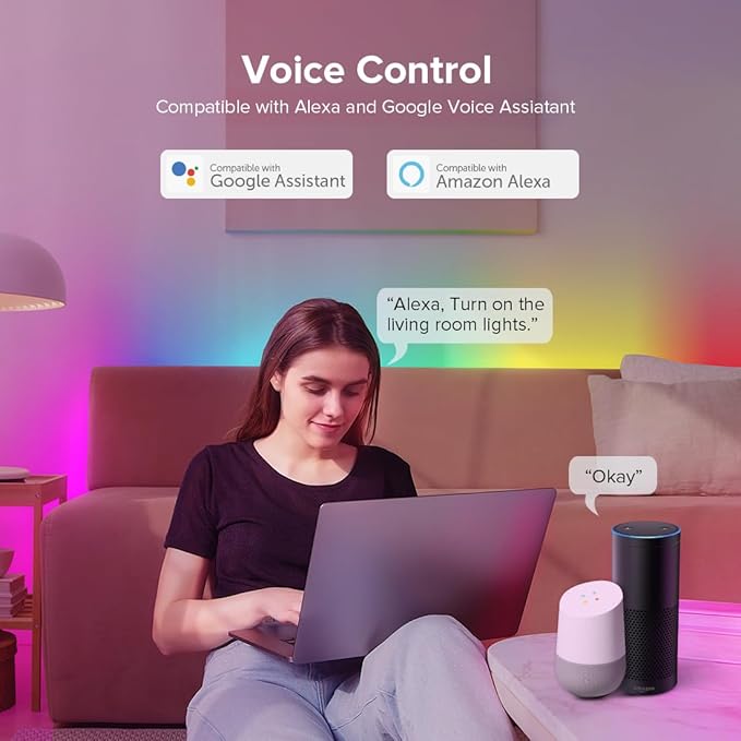 BTF-LIGHTING DR03W SPI RGB 2.4G WiFi Controller Tuya APP/Smart Life/Google Home/Alexa Control Support WS2812B WS2811 WS2815 etc Addressable LED Strip Work with WR01RF RC03RFB RF Remote (Pack of 3)