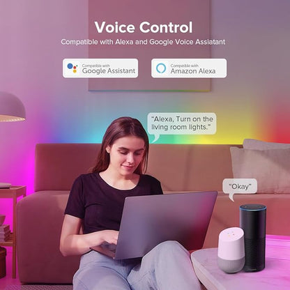 BTF-LIGHTING DR03W SPI RGB 2.4G WiFi Controller Tuya APP/Smart Life/Google Home/Alexa Control Support WS2812B WS2811 WS2815 etc Addressable LED Strip Work with WR01RF RC03RFB RF Remote (Pack of 3)