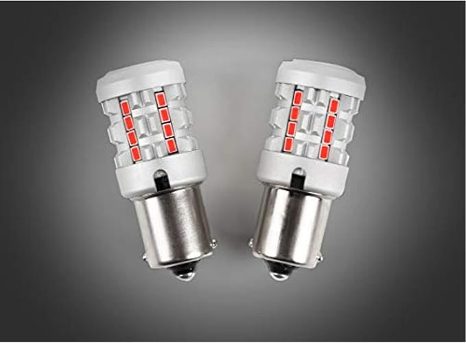 3216R Smart Series 1156 LED Light Bulbs Red (2 EA)