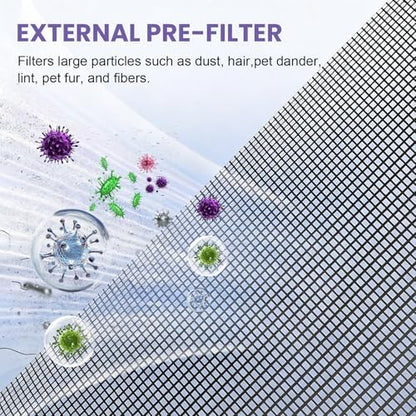 130i Replacement Filter Compatible with PuroAir 130i Smart Air Purifier
