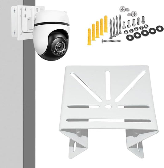 Metal Camera Corner Mount Compatible with TP-Link Tapo C500/C510W/C520WS/C530WS,Reolink Argus PT/Go PT Ultra,AOSU SolarCam D1 Classic/Max/SE/Lite,PTZ Camera, Large Outside Wall Corner Mount Bracket