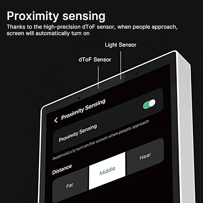 5 Inch Smart Home Control Panel Touchscreen, All-in-One Home Devices Switch Wall Mount Smart Panel Built-in Multimode Gateway and Voice Assistant Compatible with Smart Home Devices
