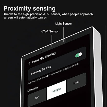 5 Inch Smart Home Control Panel Touchscreen, All-in-One Home Devices Switch Wall Mount Smart Panel Built-in Multimode Gateway and Voice Assistant Compatible with Smart Home Devices