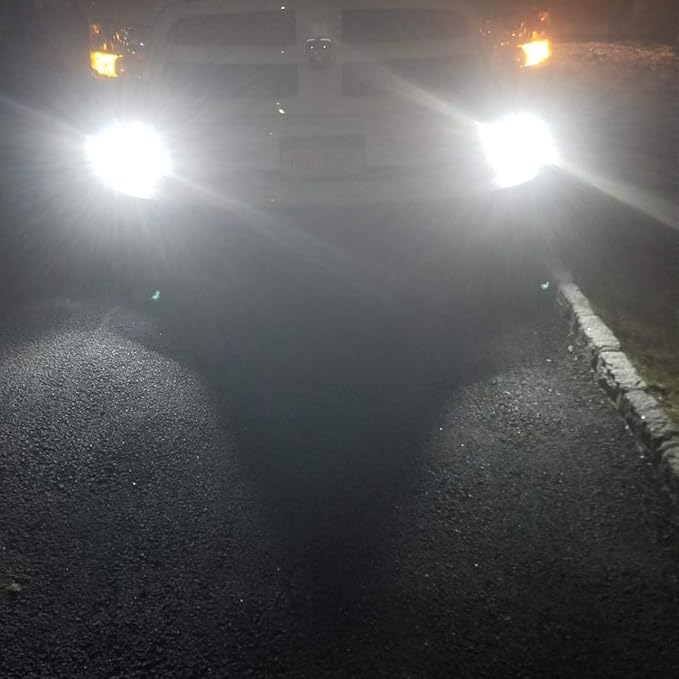 Alla Lighting 899 880 LED Fog Lights Bulbs 3000lm Extreme Super Bright 12V 892 886 PG13 Replacement