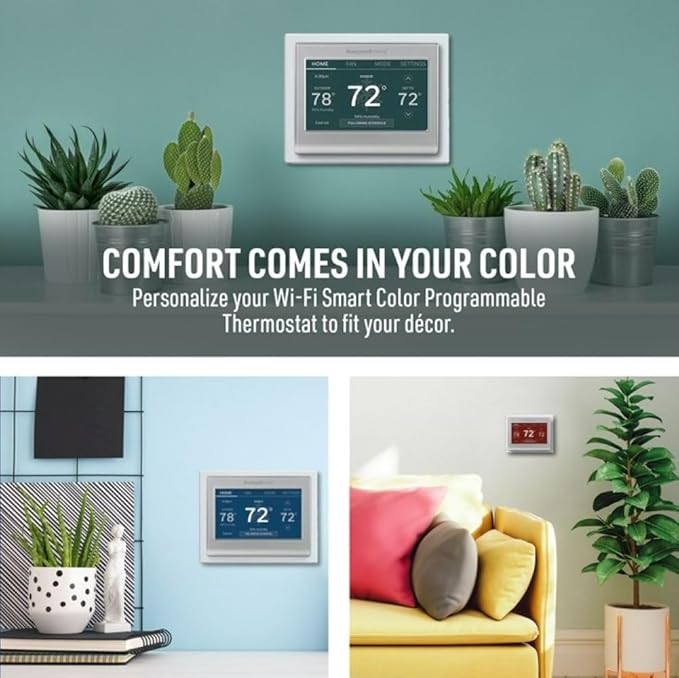 Honeywell Home RTH9585WF Wi-Fi Smart Color Thermostat + Wall Plate