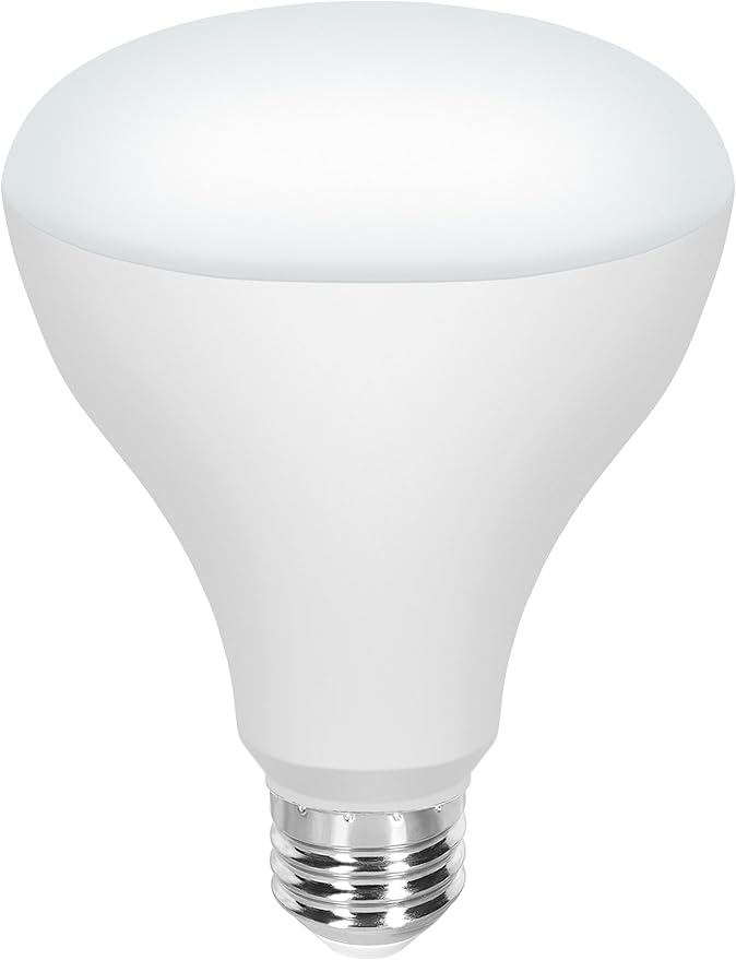 Sylvania QuickSync RGBW/Selectable White BR30 LED Light Bulb with Remote Control, No App/WiFi Required, 8.5W = 65W, Dimmable, 90 CRI, Medium Base, Frosted Finish - 4 Pack (45049)