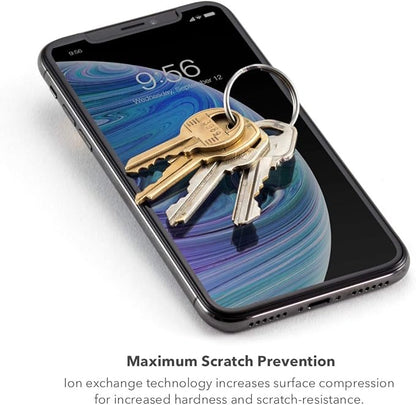 ZAGG Glass Elite Screen Protector - Made for Apple iPhone 11 Pro Max and Xs Max- Case Friendly Screen - InvisibleShield - Impact & Scratch Protection (200103914)