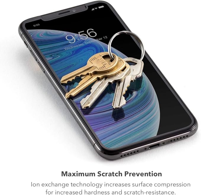 ZAGG Glass Elite Screen Protector - Made for Apple iPhone 11 - Case Friendly Screen - InvisibleShield - Impact & Scratch Protection (200103913)
