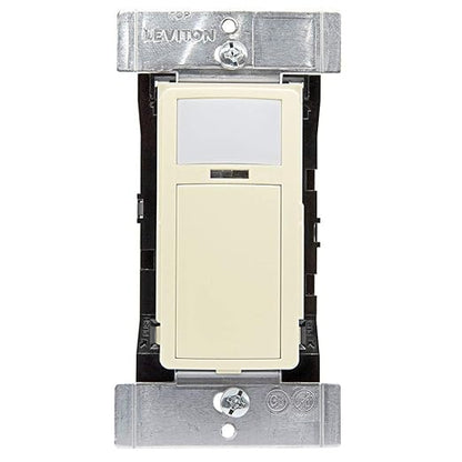 Leviton PIR Smart Occupancy Sensor Switch, 120-277VAC, 50/60Hz; App Configurable with The Smart Sensor App, LED Nightlight, ODS15-IDI, Ivory