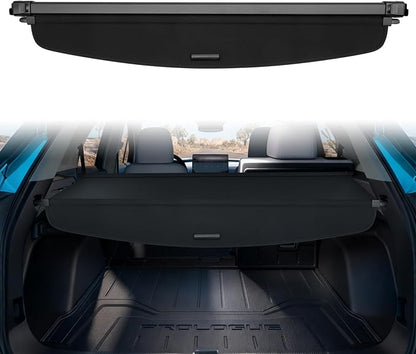 Powerty Retractable Cargo Cover for Honda Prologue/Chevy Blazer EV 2024-2026 (Not for Blazer), Canvas Texture Trunk Cover Privacy Screen Rear Security Shade for Prologue/Blazer EV Accessories