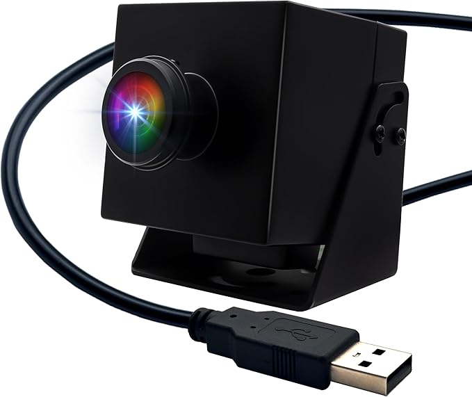 4K HDMI USB Camera Wide Angle Webcam for Computer 4K 30fps PC Camera Mini UVC USB2.0 Lightburn Camera for Laser Engraver 2X Digital Zoom USB Security Camera for Laptop Raspberry Pi Jetson Nano