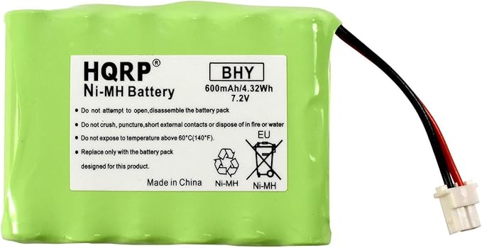 HQRP 7.2V Battery for Honeywell Intrusion 300-06868 TSS Keypad, 8DLWLTP100 WLTP100 8DLLKP500 8DLTSSCBASE1 LKP500 Lyric Smart Peripheral Wireless Keypad TouchPad ADT