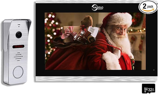 Video Doorbell Home Intercom with 1080P Video Entry Doorphone Door Camera,10 Inch Touch WiFi Monitor System(Wired),TUYA WiFi Smart Home Video Intercom Door Phone Kits for Villa Apartment