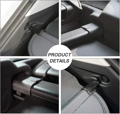 Powerty Cargo Cover for 2015-2023 2024 Ford Edge Accessories Trunk Cover Retractable Trunk Shielding Shade Cargo Luggage Cover No Gap