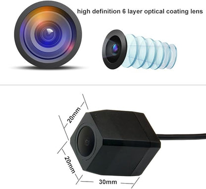 Rear View Back Up Reverse Parking Camera in License Plate Lighting Night Version (NTSC) for Saab 9-3/93/9-X/ 97X/ 9-4X /95/9-5 Chevrolet Cruze Aveo Buick Cadillac SRX/XTS/CTS (Model A= Clip)