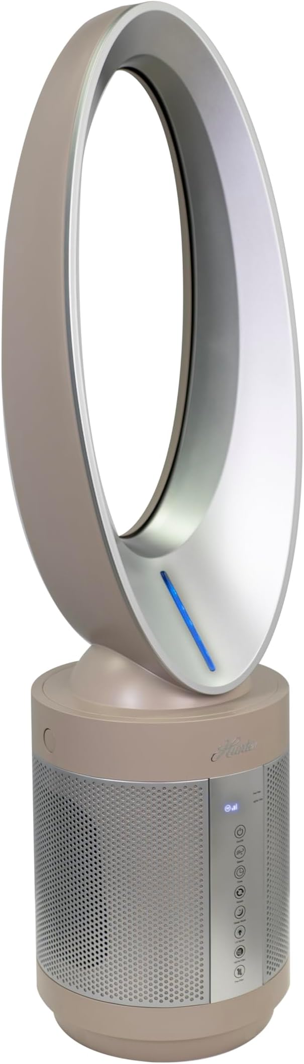 Hunter ExtremeAir Tower Bladeless Air Purifier. 2-in-1 Air Purifiers for Home & Bladeless Fan Combo. Bedroom Air Purifier Cooling Fan. Oscillating, 9 Speeds, Touch Control. Taupe.