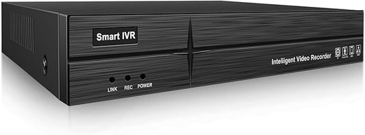 MWRCTV 4K 36CH Network Video Recorder 4K NVR for Security Camera System,Supports 8MP 5MP 4MP 2MP HD PoE IP Cameras,No Poe Port,Support 2 HDD Up to 32TB(NOT Include HDD)