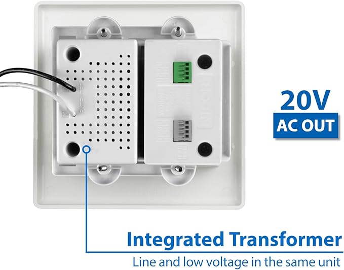 ADA Compliant Video Compatible Doorbell Chime Kit (PRCP2A)