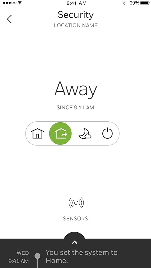 Honeywell Home RCHS5200WF Smart Home Security Base Station