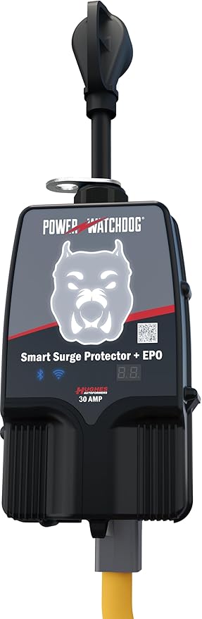 Power Watchdog PWD30EPOW Smart RV Surge Protector, 30A, WiFi & Bluetooth