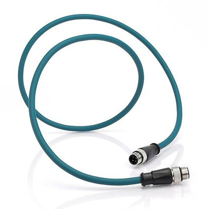 M12 4-pin D Code - D Code Cable Ethernet Shielded Flame-Retardant Cable Material Excellent Safety for Safety-Conscious Networks 20M